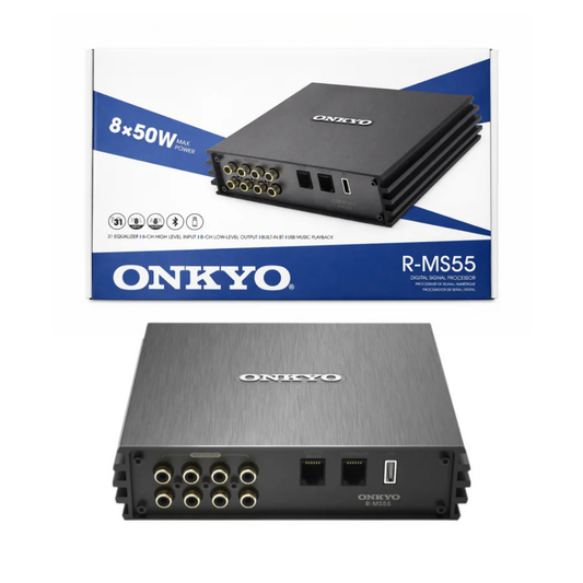 Onkyo R-MS55 DSP Amplifier for Car | 8-Channel Digital Sound Processor & Amplifier
