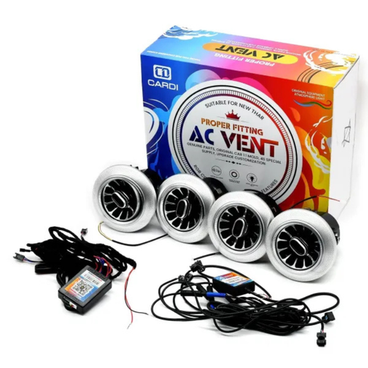 CARDI K4 AC Vent with Ambient Light | Compatible with Mahindra Thar 2020-2023 | App & Remote Control