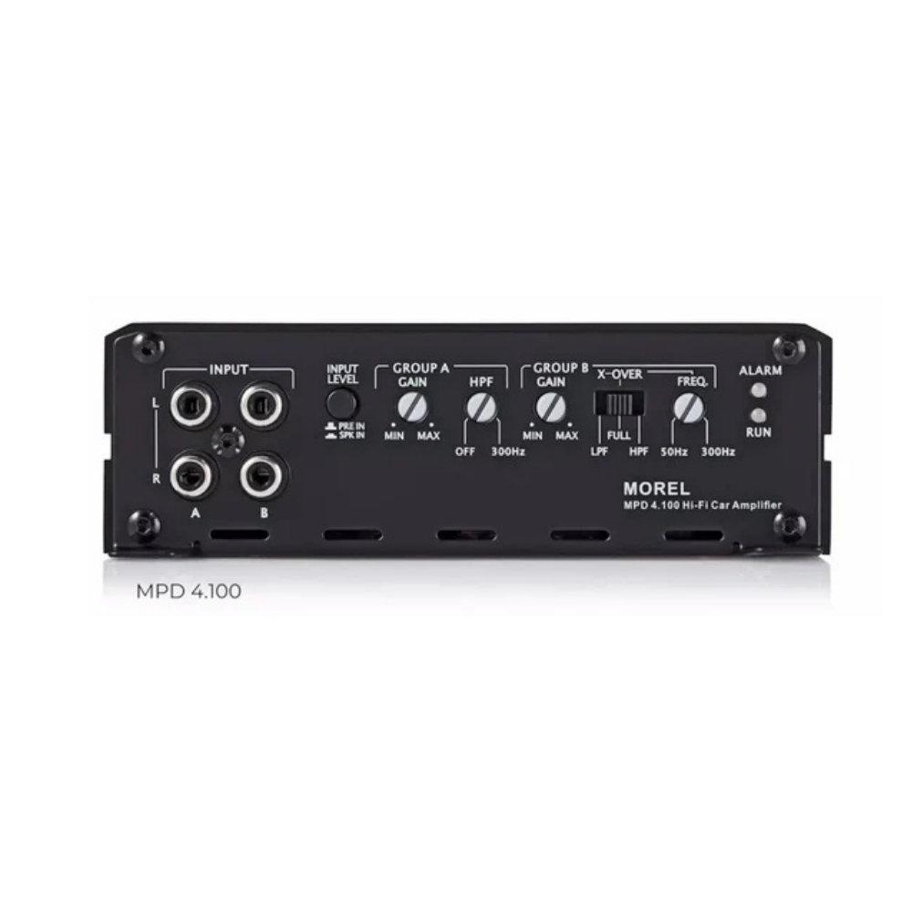 Morel MPD 4.100 4 Channel Amplifier — Class-D Digital Power for Your Car Audio