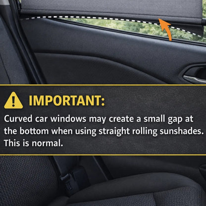 Automatic Side Window Sunshade Curtain for Maruti Suzuki Dzire (2024 Onwards) | Set of 4 | Custom Fit | UV Protection