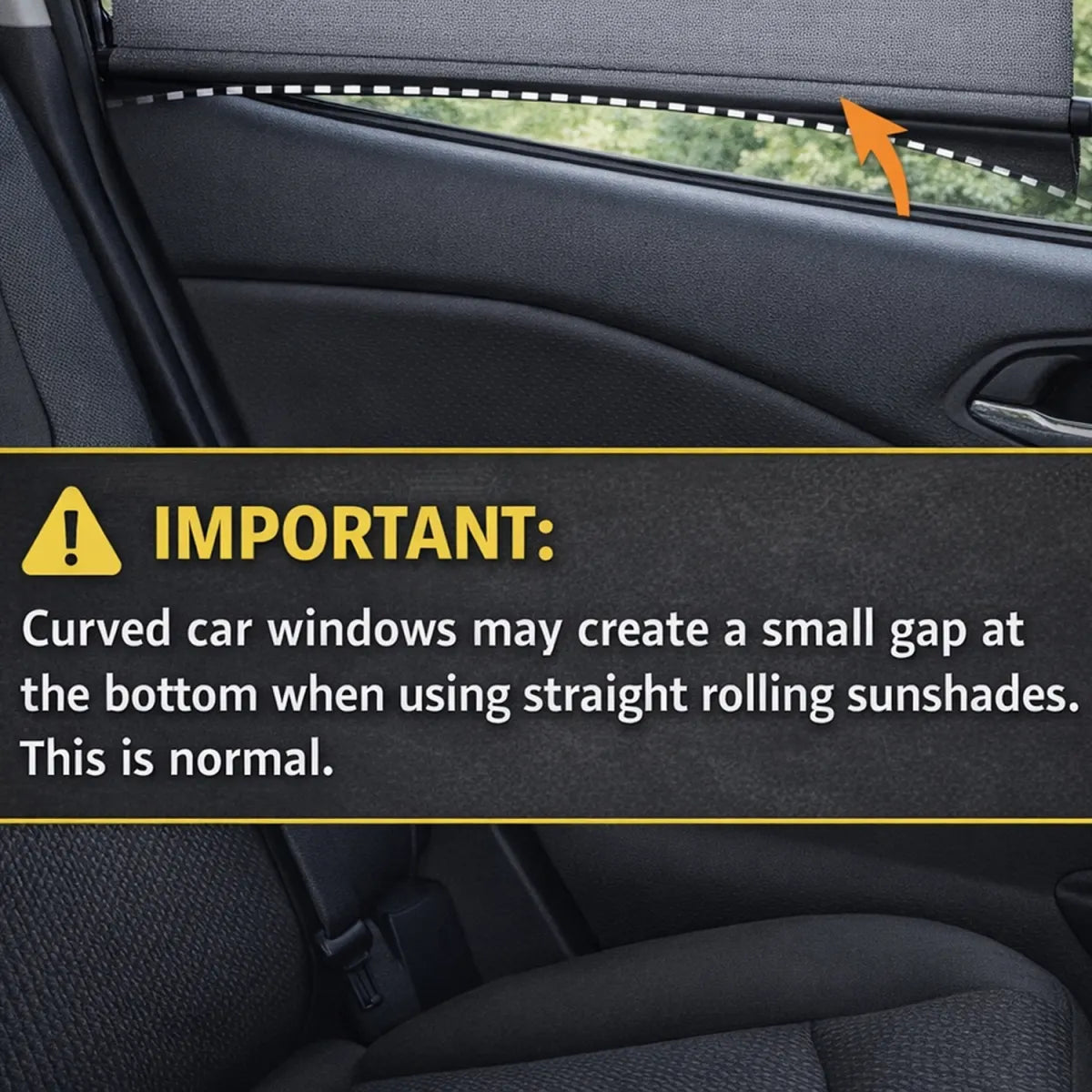 Automatic Side Window Sunshade Curtain for Ford EcoSport (2012 Onwards) | Set of 4 | Custom Fit | UV Protection