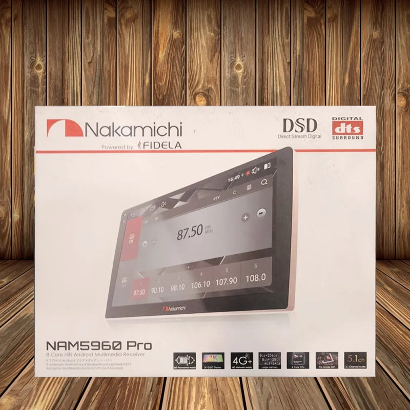 Nakamichi NAM5960 Pro (8GB + 128GB) with SIM Support— Elevate Your In-Car Audio Experience