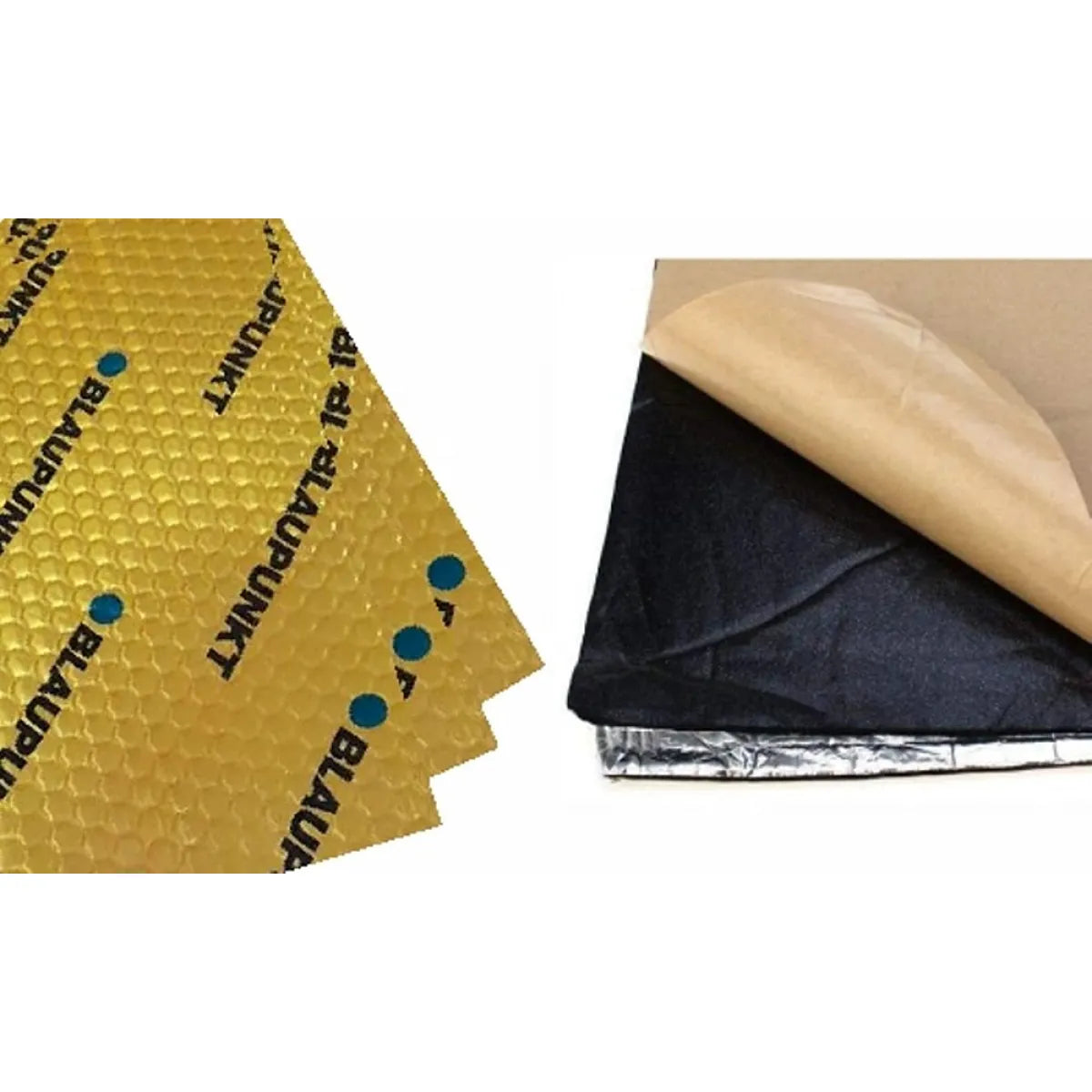 Blaupunkt Damp 3.0 Car Damping Sheets (Set of 5) |  Reduces Road Noise & Vibrations
