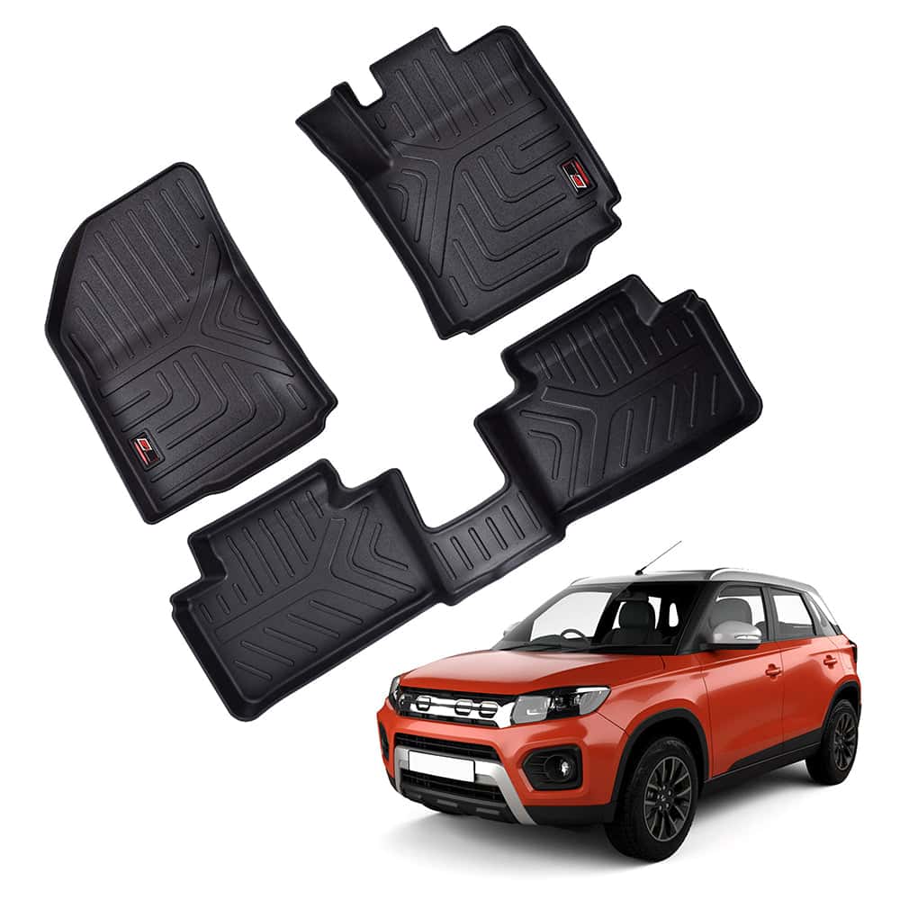 GFX Car Floor Mats for Maruti Suzuki Vitara Brezza (2016–2021)