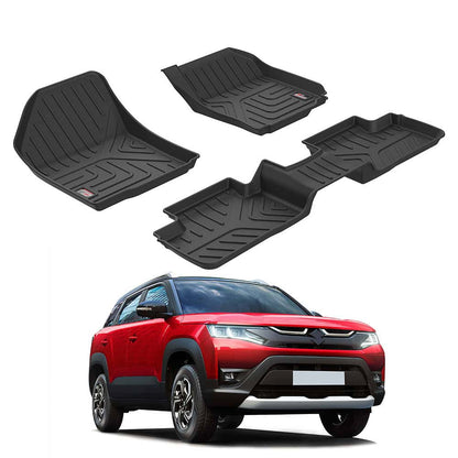 GFX Car Floor Mats for Maruti Suzuki Brezza (2022 Onwards)