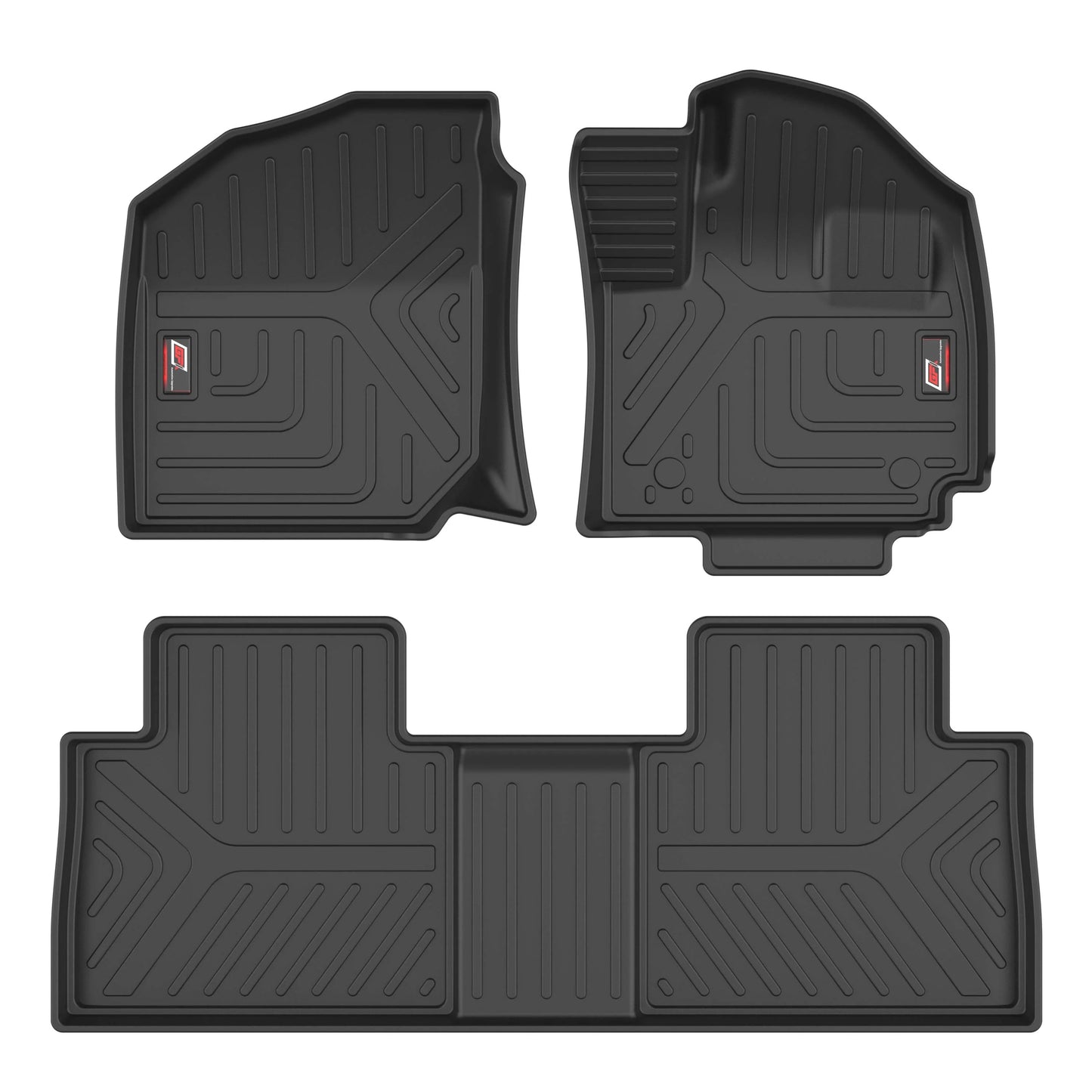 GFX Car Floor Mats for Tata Sierra (2025 Onwards) | Automatic | Waterproof | Anti-Slip | All-Weather | Stylish Protection | Sleek Black