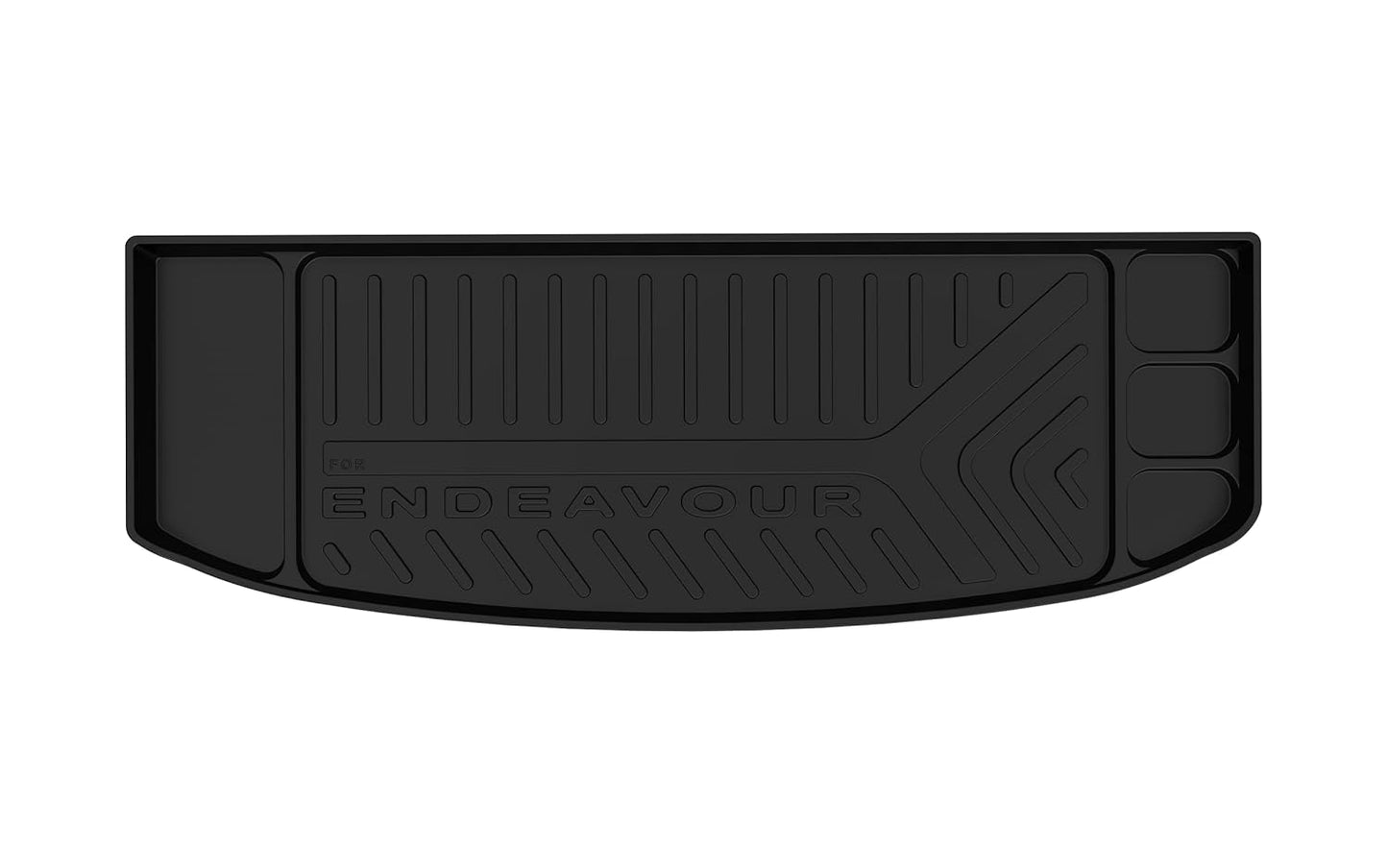 GFX Car Trunk Boot Mat for Ford Endeavour (2019-2021) | Premium Dicky Mat – Black