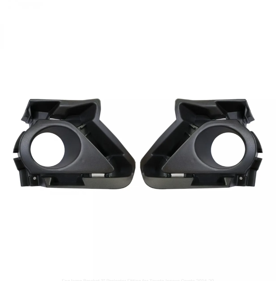 fog lamp bracket for Toyota Innova Crysta 2016-2020 compatible with 3-inch LED and projector fog lamps with sturdy and precise mounting design