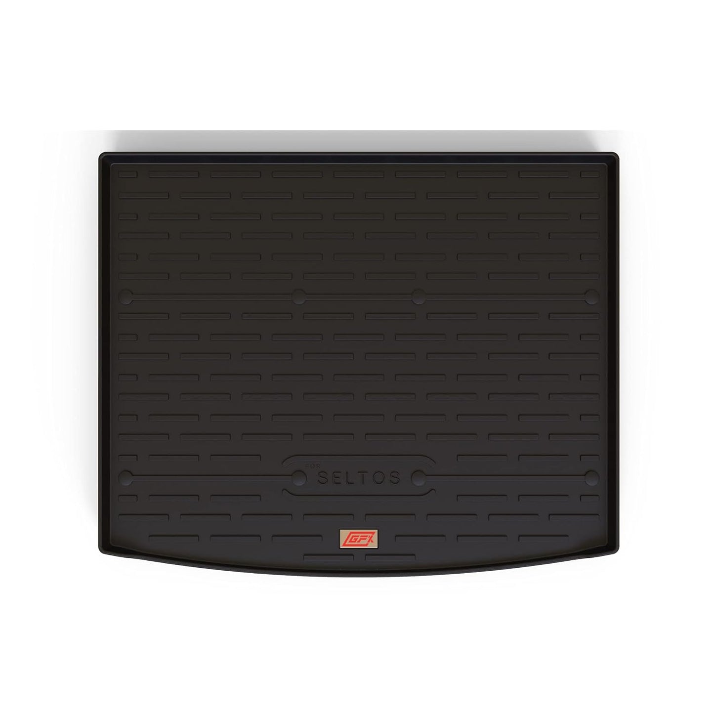 GFX Car Trunk Boot Mat for Kia Seltos (2019-2023) | Premium Dicky Mat – Black