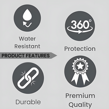 Premium Alloy Car Key Cover with 360° Protection, Inner Silicone Guard, Compatible with Hyundai 4-Button Smart Keys (Creta, i20, Venue, Elantra, Tucson)