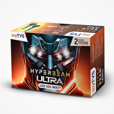 myTVS 200W LED Car Headlight Bulbs | H1 | 20000 Lumens | 6000K Cool White | Plug & Play | 2-Year Warranty