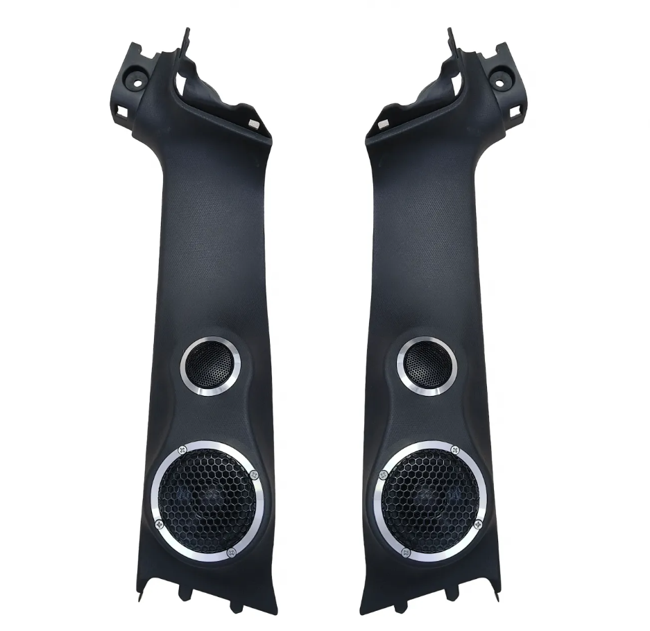 pillar pod and tweeter set black for Mahindra Thar 2020 onwards OEM style fit delivering powerful clear sound and enhanced car audio performance in cabin