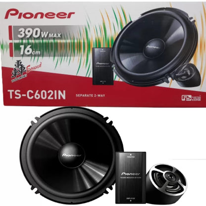Pioneer TS-C602IN 6.5″ Component Speakers (390W Max) with Crossover