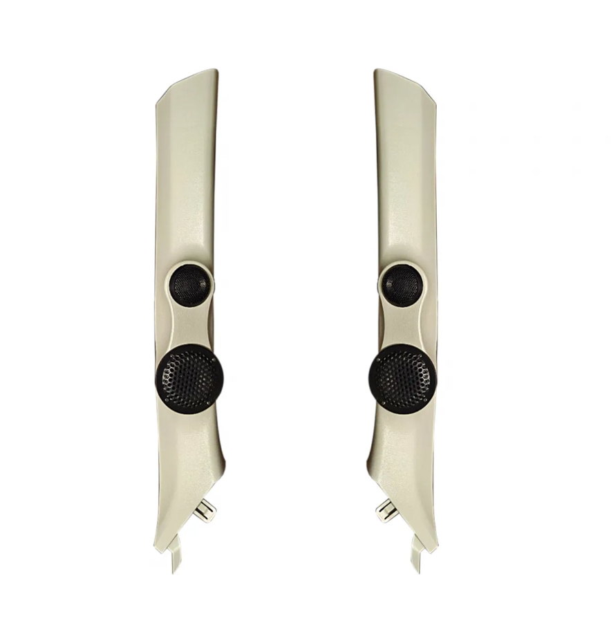 tweeter and pillar pod set beige for Hyundai Creta 2024 onwards OEM style fit delivering powerful clear and distortion free sound for upgraded car audio system