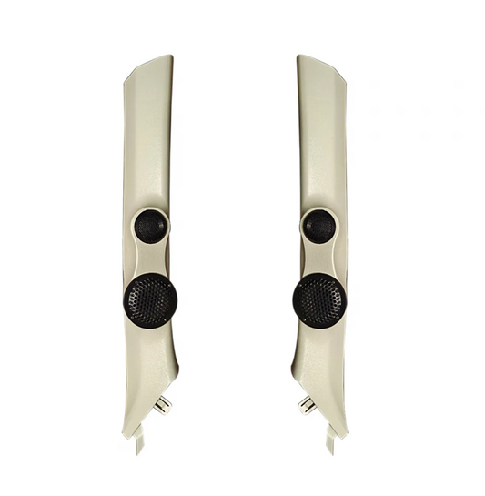 tweeter and pillar pod set beige for Hyundai Creta 2024 onwards OEM style fit delivering powerful clear and distortion free sound for upgraded car audio system