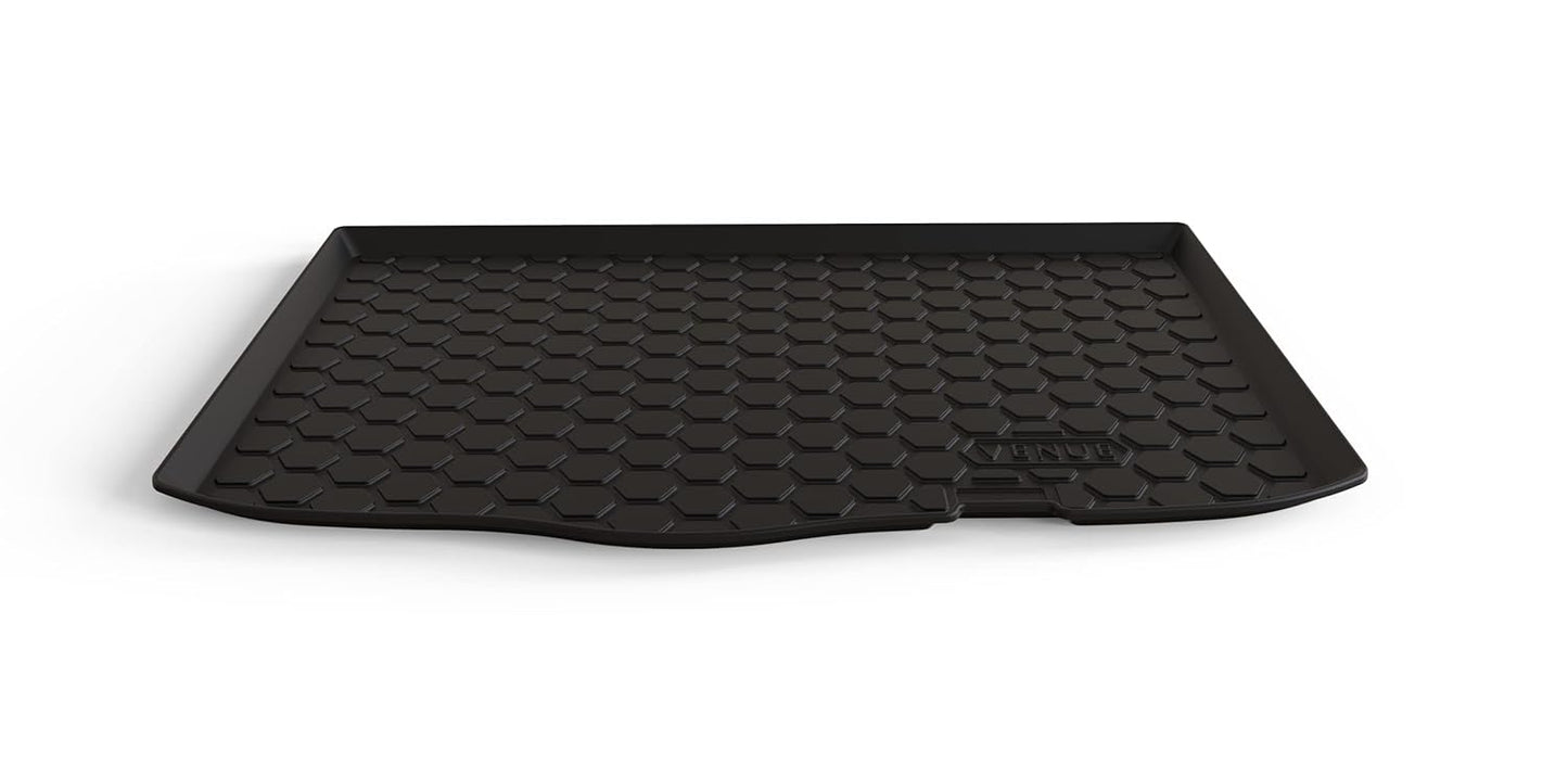 GFX Car Trunk Boot Mat for Venue (2019-2021) | Premium Dicky Mat – Black