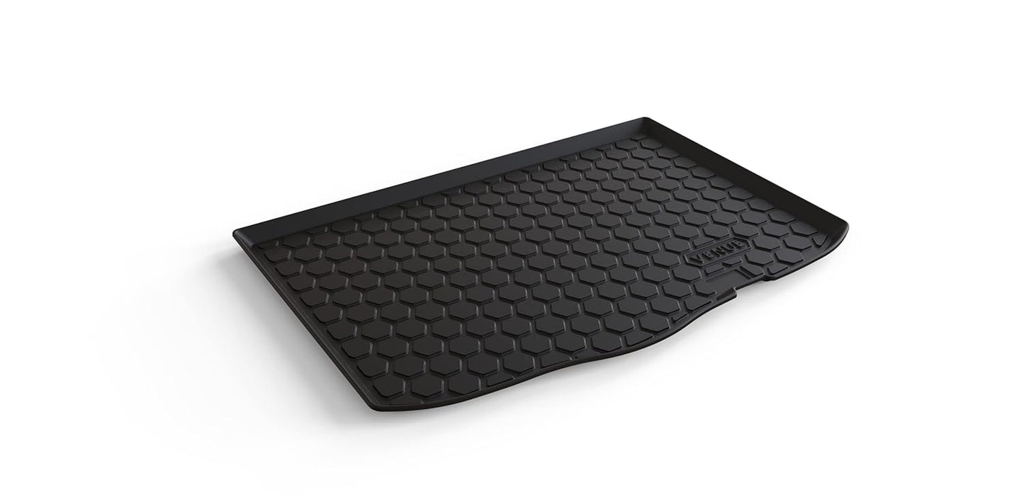 GFX Car Trunk Boot Mat for Venue (2019-2021) | Premium Dicky Mat – Black