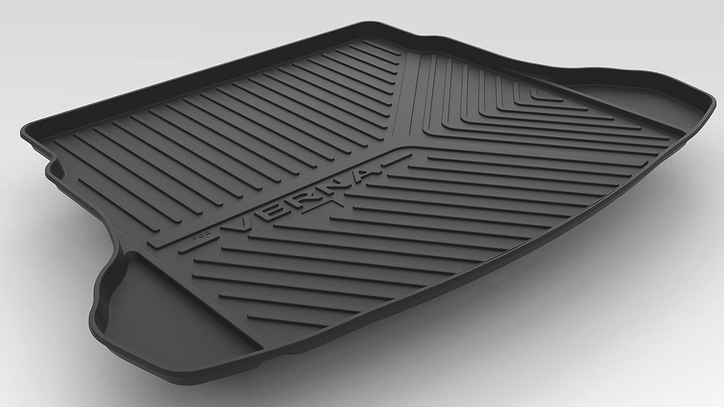 GFX Car Trunk Boot Mat for Verna (2020) | Premium Dicky Mat – Black